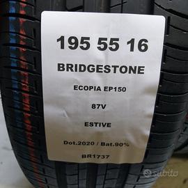 2 GOMME 195 55 16 BRIDGESTONE BR1737