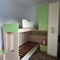 Camera con letti a castello