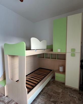 Camera con letti a castello