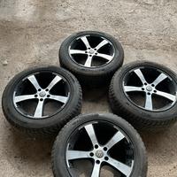 Cerchi com gomme nuove touareg bmw 5x120