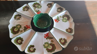 Antipastiera ceramica centrotavola 9 pezzi