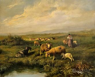 Quadro a olio su tela 