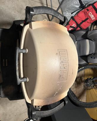 Barbecue weber con carrello
