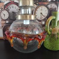 Lampada a sospensione vetro di Murano