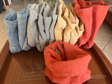 Cestino portapane in tessuto