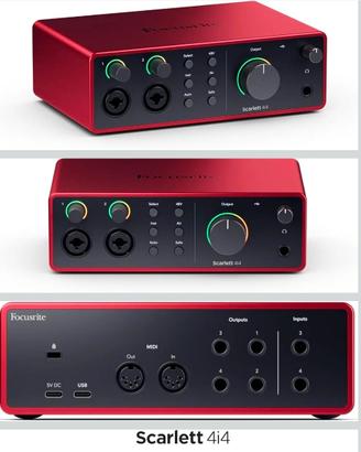 Focusrite 4i4 4th gen NUOVA imballata 