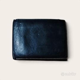 Portafoglio uomo Sergio Tacchini – pelle nera