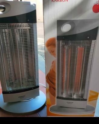 Stufa elettrica, elem.di carbonio 600/1200watt