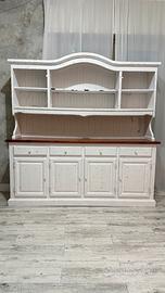Mobile shabby chic credenza dipinta a mano