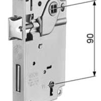 SERRATURA AGB Serie Centro d.90 FRON. MM 18 X 196