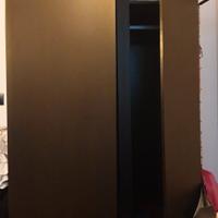 armadio appendiabiti nero