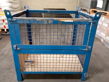 CASSONI RETE METALLICA BLU