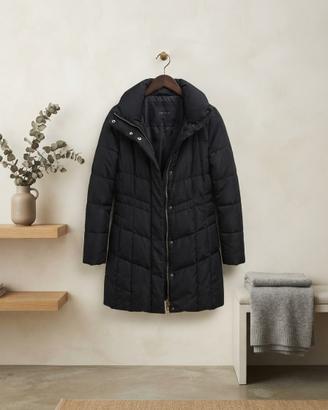 Cappotto / Piumino Lungo Zara Basic Nero Elegante