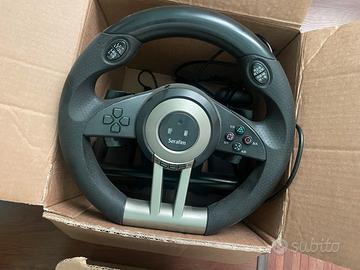 Volante e pedali compatibili play station 4