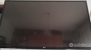 TV LG 43UF6407 con schermo rotto