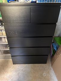 Cassettiera Nera