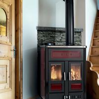 STUFA LEGNA E PELLET KLOVER BI FIRE MID