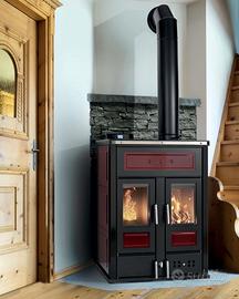 STUFA LEGNA E PELLET KLOVER BI FIRE MID