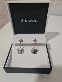 orecchini pendenti acciaio