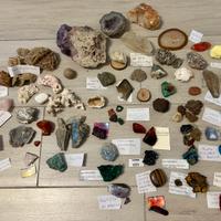 Collezione minerali / cristalli / pietre