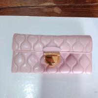 Miu Miu portafoglio in pelle rosa cipria 