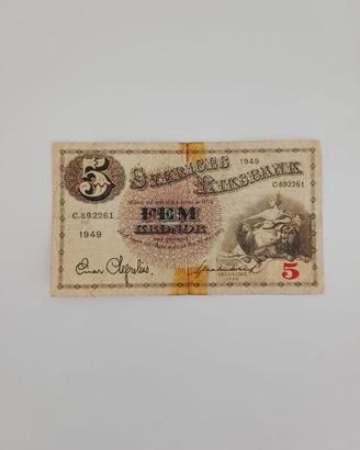 Banconota Svezia