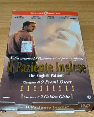 VIDEOCASSETTA VHS FILM IL PAZIENTE INGLESE 
