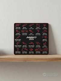 Calendario MotoGP 2026 - Quadro 3D Circuiti