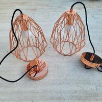 Lampade a soffitto industrial chic in rame