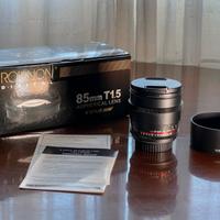 Rokinon 85mm T1.5 VDSLR Cine (Canon EF)
