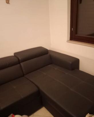 Divano letto con penisola 