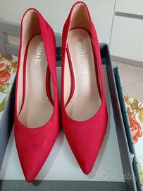 Gold & Gold décolleté rosso