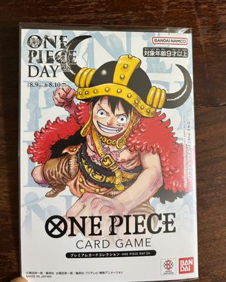 One piece card promo sealed monkey d. Luffy p-110