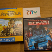 Agricola+MicroCity+ It's a bomb giochi da tavolo