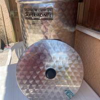 Due Contenitori olio in acciaio INOX - 100lt 150lt