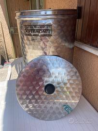 Due Contenitori olio in acciaio INOX - 100lt 150lt