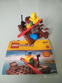 Set lego city 2537 completo con figure e istruzion