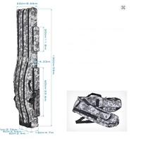 Custodia Porta Canne da Pesca 150 cm a 3 sezioni