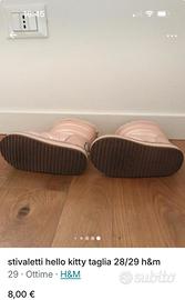 Stivaletti Hello Kitty H&M rosa – tg 29