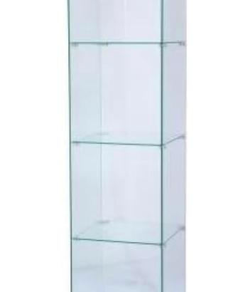 Vetrinette Ikea Deltof Bianca 3 pz - con Kit LED