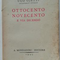 Ottocento novecento e via dicendo