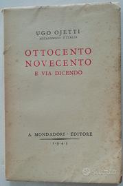 Ottocento novecento e via dicendo