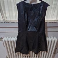 Abito scamiciato in vera pelle tutto foderato.Tg42