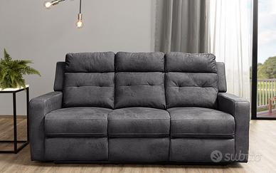 Divano relax 3 posti elettrico