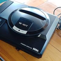 Sega Mega drive con giochi