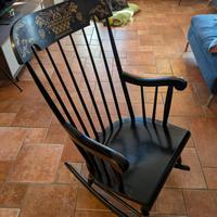 sedia a dondolo giapponese anni 90