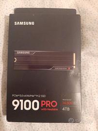 Samsung 9100 PRO 4TB Heatsink NUOVO – 14.800 MB/s