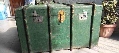Baule vintage in legno 1930
