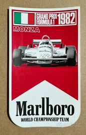 Adesivo Alfa Romeo Marlboro GP Monza 1982