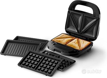 Macchina per Panini - Set di 3 Piastre per Panini